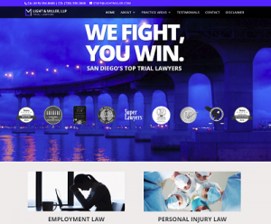 Lawyer Website Design San Diego - LightMiller
